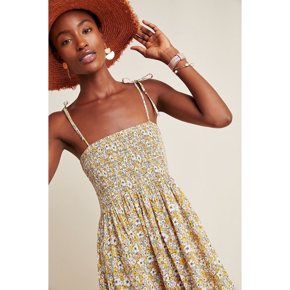 Anthropologie x Frye Alice Floral Maxi Dress Large - Picture 3 of 12
